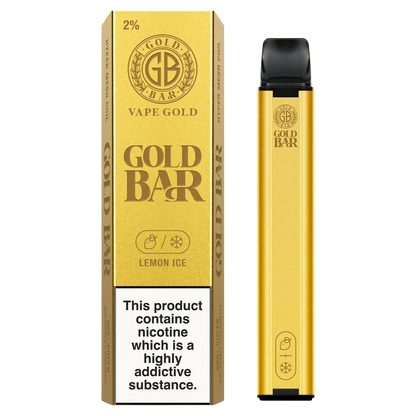 Gold Bar 600 puffs Disposable Vape 30 flavours