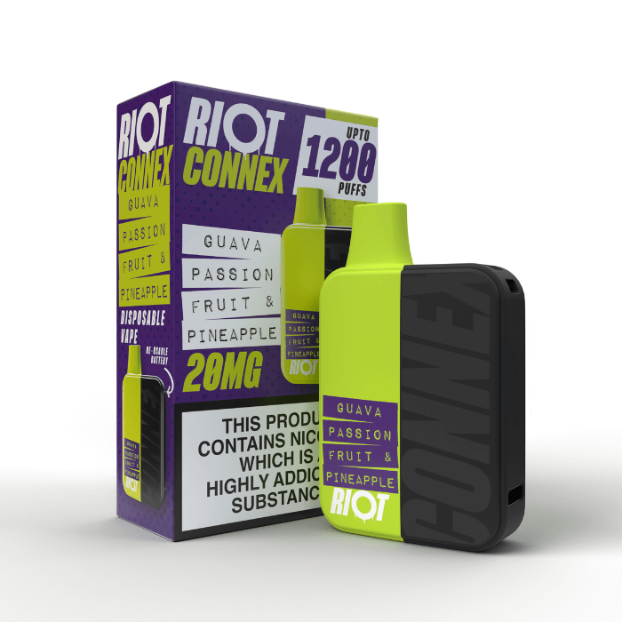 Guava Passionfruit Pineapple - Riot Connex Pod Kit - 1200 PUFFS