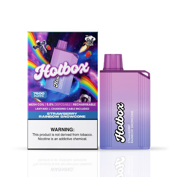 Puff HotBox 7500 Puffs Disposable Vape 16mL 5 Pack