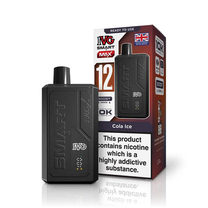IVG Smart Max Vape Kit-20mg,1000mAh Battery,10ml E-liquid,Multiple Nicotine20 Flavors