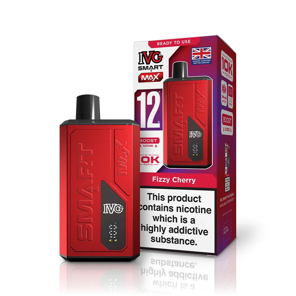 IVG Smart Max Vape Kit-20mg,1000mAh Battery,10ml E-liquid,Multiple Nicotine20 Flavors