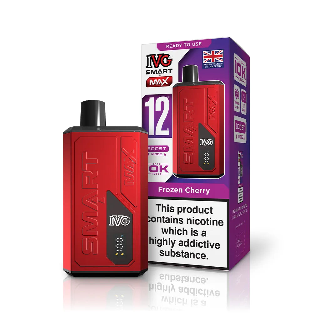 IVG Smart Max Vape Kit-20mg,1000mAh Battery,10ml E-liquid,Multiple Nicotine20 Flavors