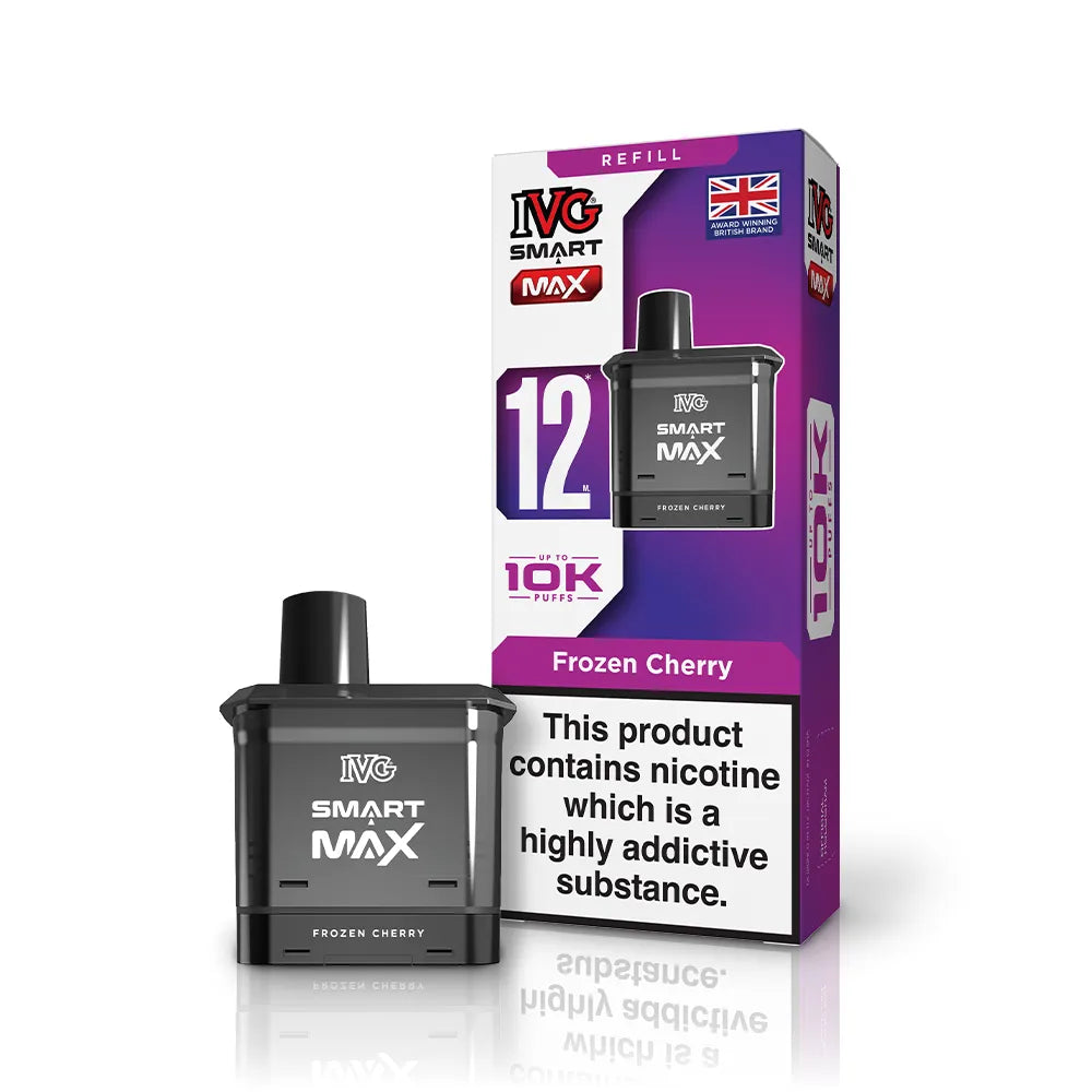 IVG Smart Max Prefilled Pods-1000mAh Battery,10ml E-liquid,Multiple Nicotine 25 Flavors