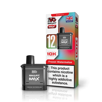 IVG Smart Max Prefilled Pods-1000mAh Battery,10ml E-liquid,Multiple Nicotine 25 Flavors