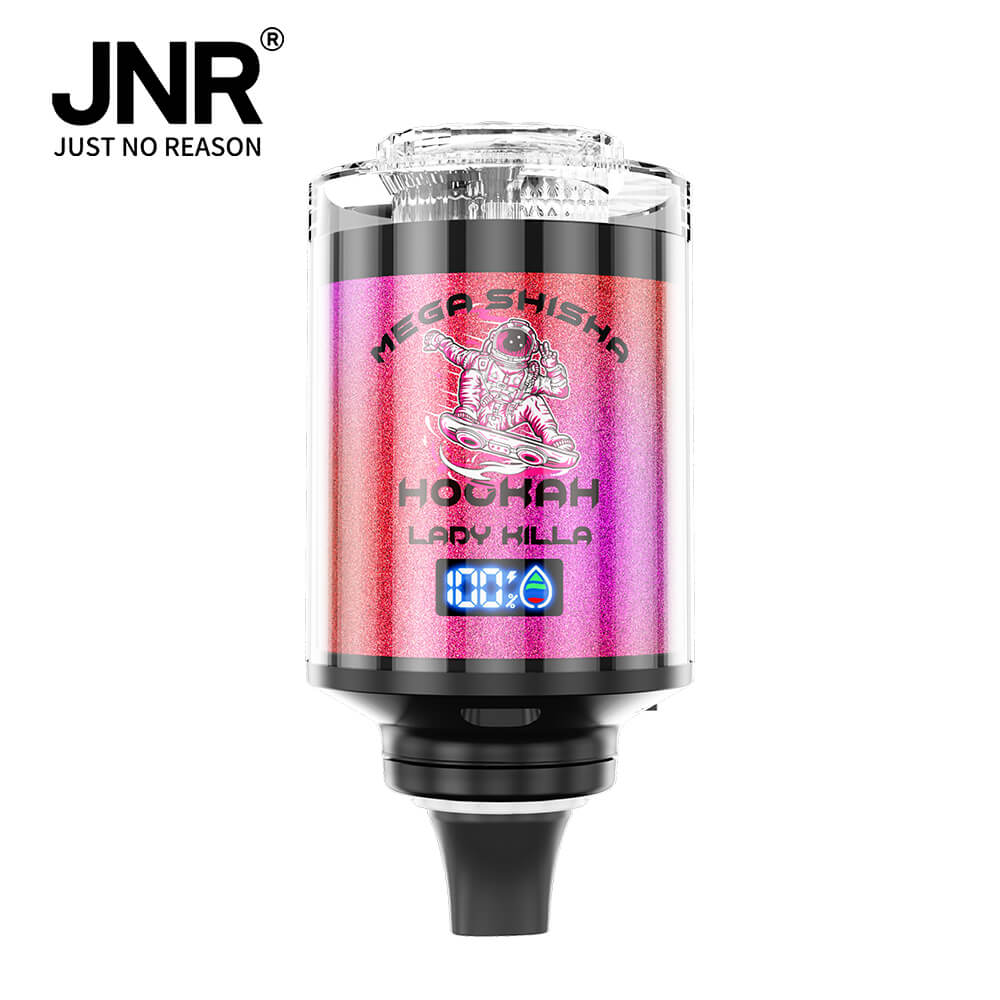 JNR Mega Shisha Hookah 100000 Puffs Disposable Vape In Sales-2200mAh Battery, 60ml E-liquid, Multiple Nicotine 12 Flavors