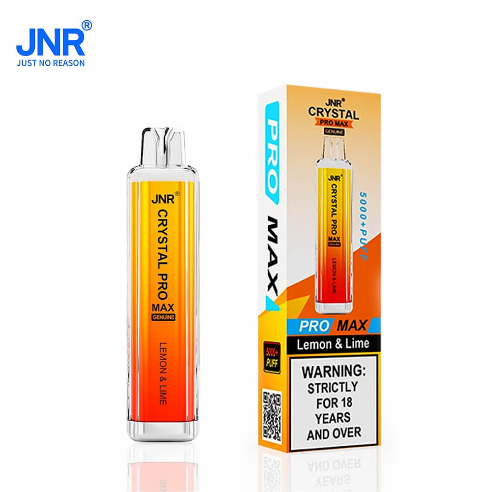JNR CRYSTAL PRO MAX 5000 Puffs Disposable Vape In Sales-850mAh Battery, 20ml E-liquid, Multiple Nicotine 20 Flavors