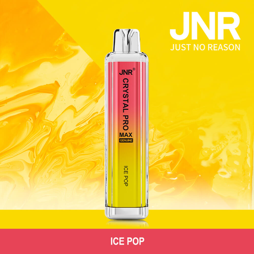 JNR CRYSTAL PRO MAX 5000 Puffs Disposable Vape In Sales-850mAh Battery, 20ml E-liquid, Multiple Nicotine 20 Flavors