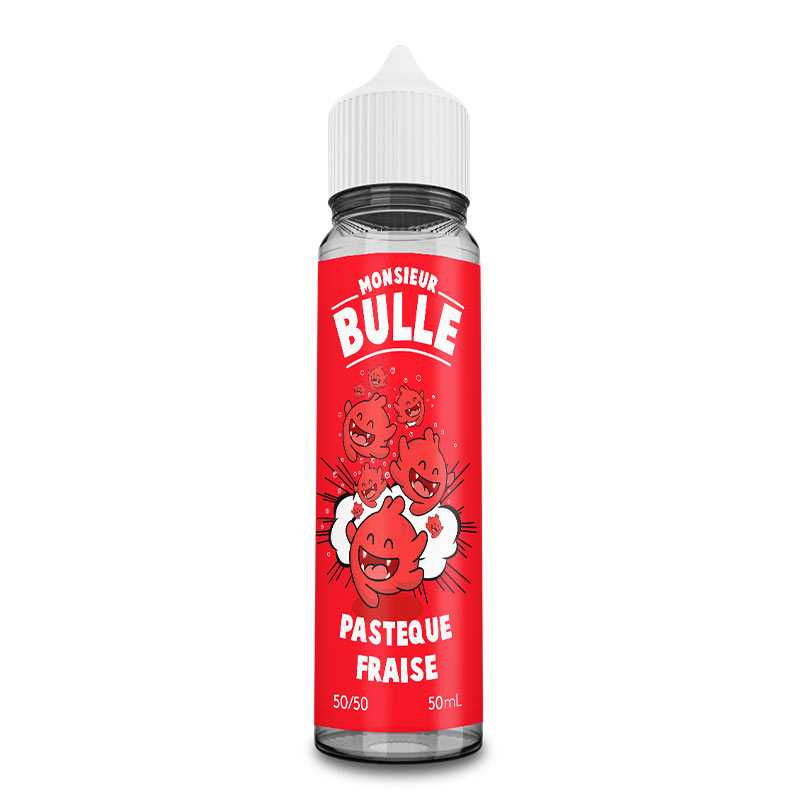 LIQUIDEO Monsieur Bulle Pastèque Fraise - E-liquide 50ml