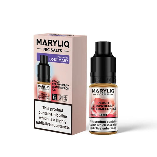 LOST MARY Maryliq Peach Strawberry Watermelon Ice - Sel de nicotine 10ml