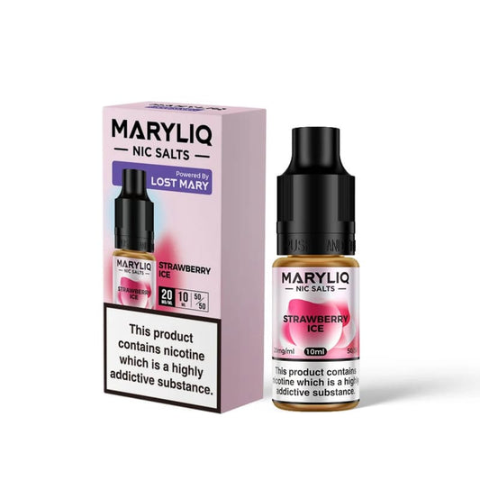 LOST MARY Maryliq Strawberry Ice - Sel de nicotine 10ml