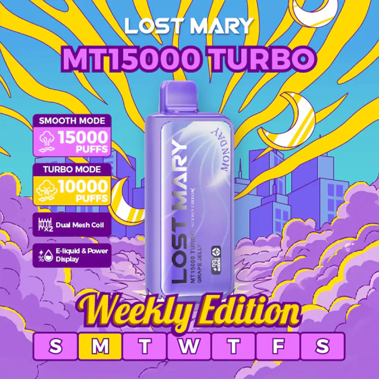 Lost Mary MT15000 Turbo Disposable - Weekly Edition