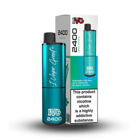 Classic Menthol - IVG 2400 Disposable Kit