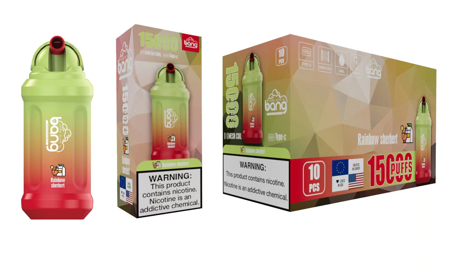 BANG 15000 Puffs 25 - Bang 15000 Puffs 5% Low Nicotine 23ML 600mAh Rechargeable Bulk Buy Disposable Best Vapes Pen Wholesale 16 Flavors