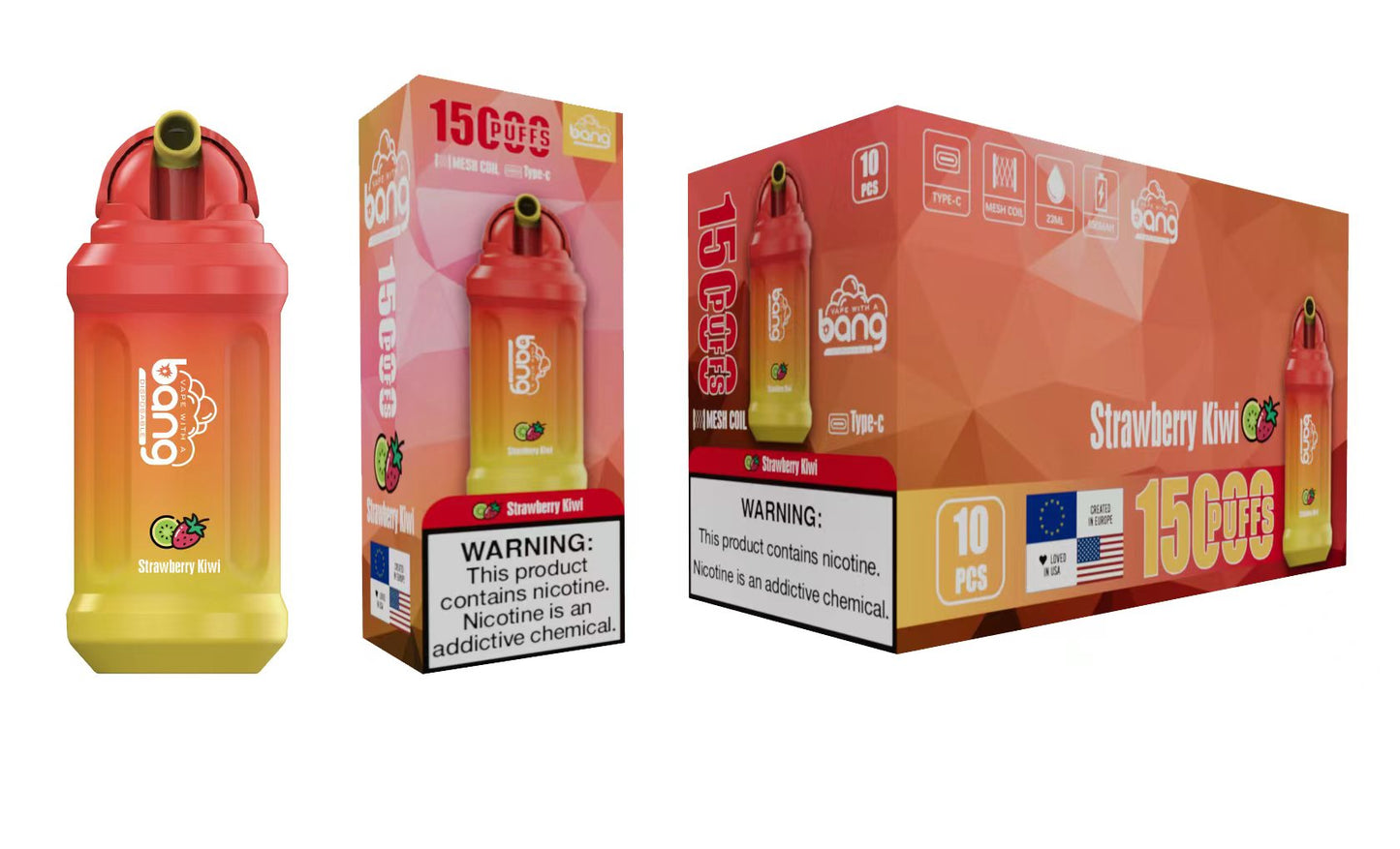 BANG 15000 Puffs 25 - Bang 15000 Puffs 5% Low Nicotine 23ML 600mAh Rechargeable Bulk Buy Disposable Best Vapes Pen Wholesale 16 Flavors