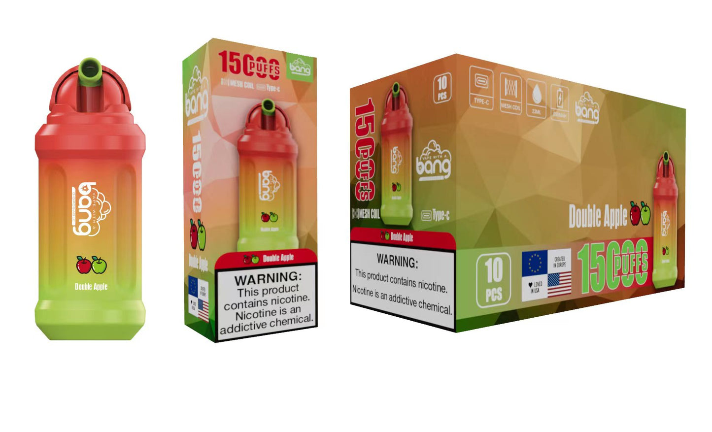 BANG 15000 Puffs 25 - Bang 15000 Puffs 5% Low Nicotine 23ML 600mAh Rechargeable Bulk Buy Disposable Best Vapes Pen Wholesale 16 Flavors