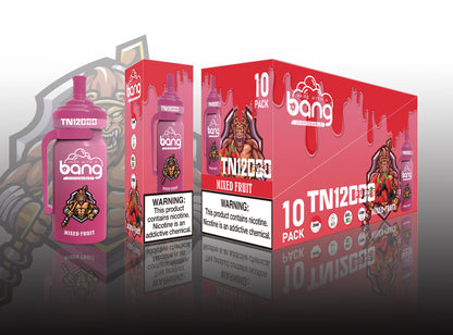 Bang TN 12000 Puffs Disposable Electronic Cigarettes Vape Puff 12k Prefilled PodHot Selling Premium Flavor Bang King Vape Electric Cigarette  Disposable Vape Pen