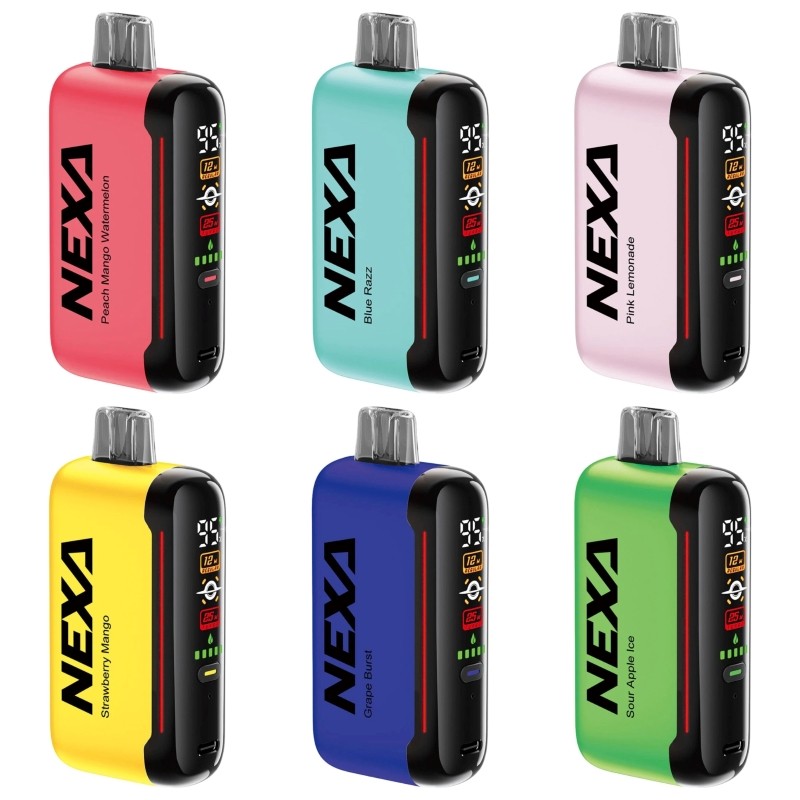 VOOPOO NEXA N20000 Vape - 20ml E-liquid, 5% Nicotine, 15 Flavors