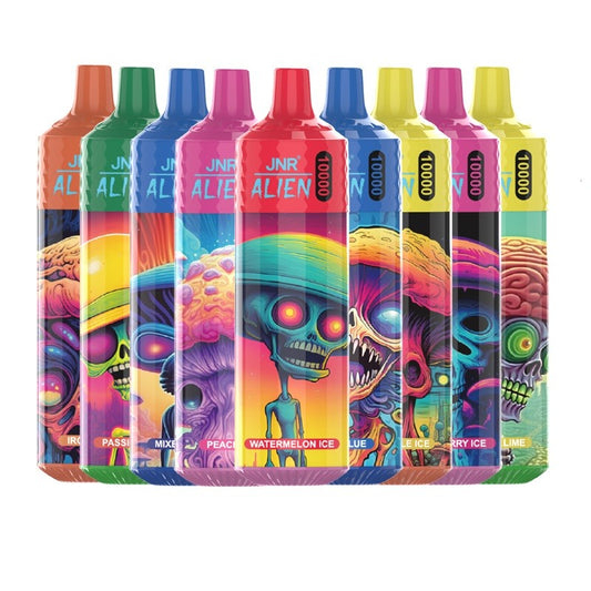 JNR Alien 10000 Puffs Disposable Vape-850mAh Battery, 20ml E-liquid, Multiple Nicotine 12 Flavors