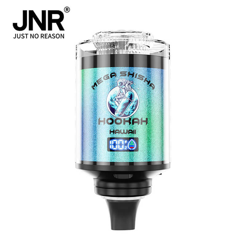 JNR Mega Shisha Hookah 100K Disposable Vape-2200mAh Battery, 60ml E-liquid, Multiple Nicotine 12 Flavors