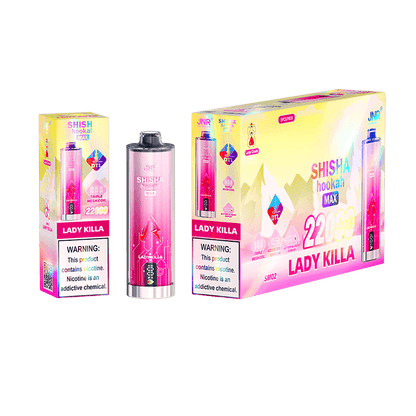 JNR Shisha Hookah Max 22000 PuffsDisposable Vape-1100mAh Battery, 29ml E-liquid, Multiple Nicotine 15 Flavors