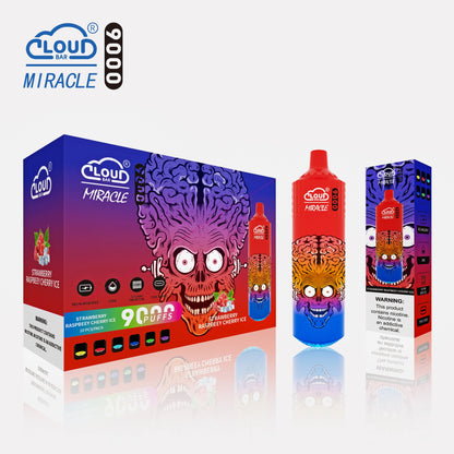 Cloud Multi Flavor 9000 Puffs  650mAh Mesh Coil 18ML  5% Rechargeable E Cigarettes Vapor Electronic Vapes Pen 18ml for Cigarettes Lovers