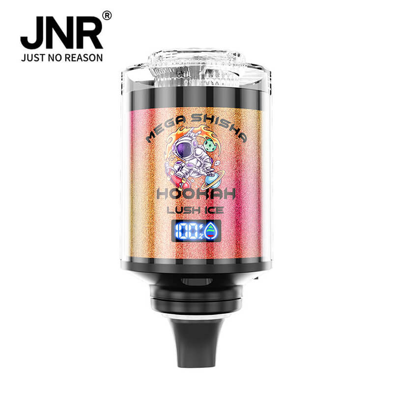 JNR Mega Shisha Hookah 100K Disposable Vape-2200mAh Battery, 60ml E-liquid, Multiple Nicotine 12 Flavors