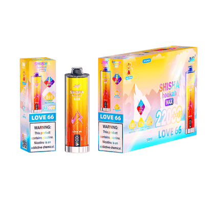 JNR Shisha Hookah Max 22000 PuffsDisposable Vape-1100mAh Battery, 29ml E-liquid, Multiple Nicotine 15 Flavors