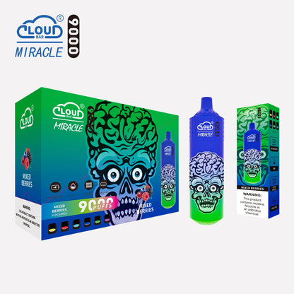 Cloud Multi Flavor 9000 Puffs  5% Rechargeable Cigarettes Vapor Electronic Vapes Pen 18ml for Cigarettes Lovers