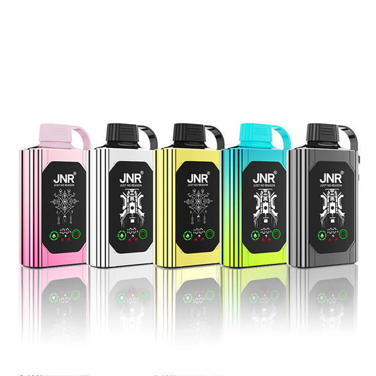 JNR Shisha Hookah Box 30000Puffs Disposable Vape-1000mAh Battery, 25ml E-liquid, Multiple Nicotine 15 Flavors