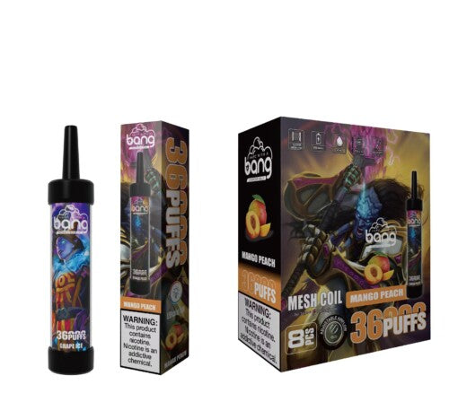 Bang 36000 Puffs Mesh Coil  Vape 36K Disposable Vape Pen E Cigarette Prefilled 40ml 650mAh