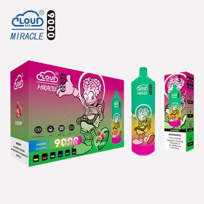 Cloud Multi Flavor 9000 Puffs  5% Rechargeable Cigarettes Vapor Electronic Vapes Pen 18ml for Cigarettes Lovers