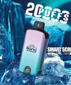 Bang King Double Crystal 20000 Puffs Vape (0% to 5% Nicotine) 20K Disposable Vape Pen E Cigarette Prefilled 25ml 650mAh 12 Flavors