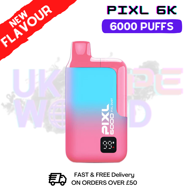 Pixl Dust Pixl 6000 6K Puff Disposable Bar - Only £9.99