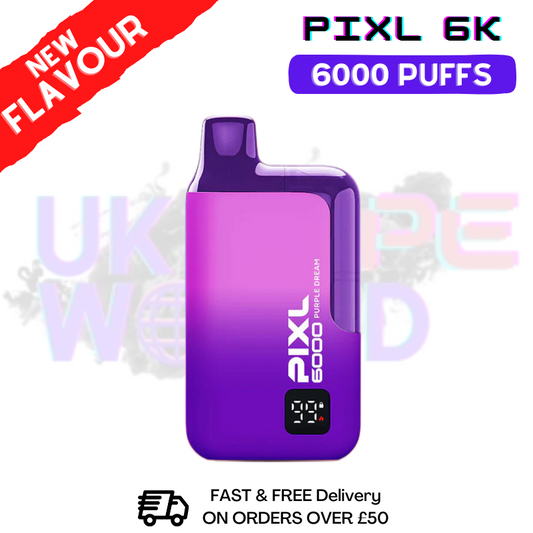Purple Dream Pixl 6000 6K Puff Disposable Bar - Only £9.99