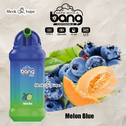 Bang King 12000 Puffs 0% 2% 3% 5% Nicotine Rechargeable Disposable Pod