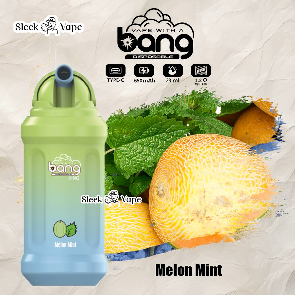 Bang King 12000 Puffs 0% 2% 3% 5% Nicotine Rechargeable Disposable Pod