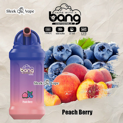 Bang King 12000 Puffs 0% 2% 3% 5% Nicotine Rechargeable Disposable Pod