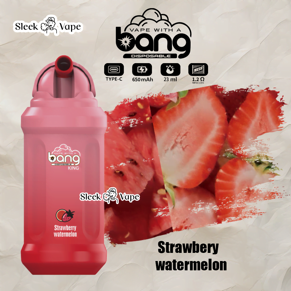 Bang King 12000 Puffs 0% 2% 3% 5% Nicotine Rechargeable Disposable Pod
