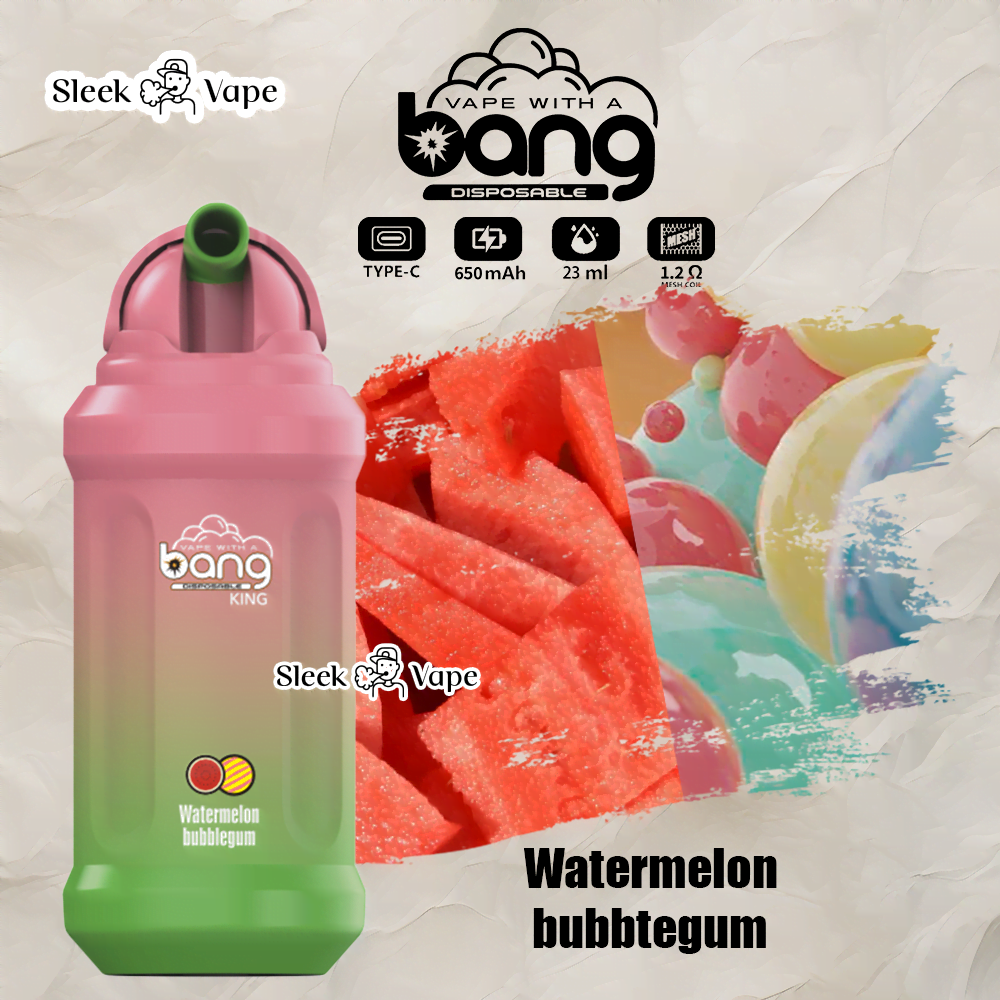 Bang King 12000 Puffs 0% 2% 3% 5% Nicotine Rechargeable Disposable Pod