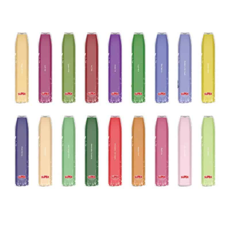 Super Stix 600 Disposable Vapes Bar 20mg 2ml tpd uk