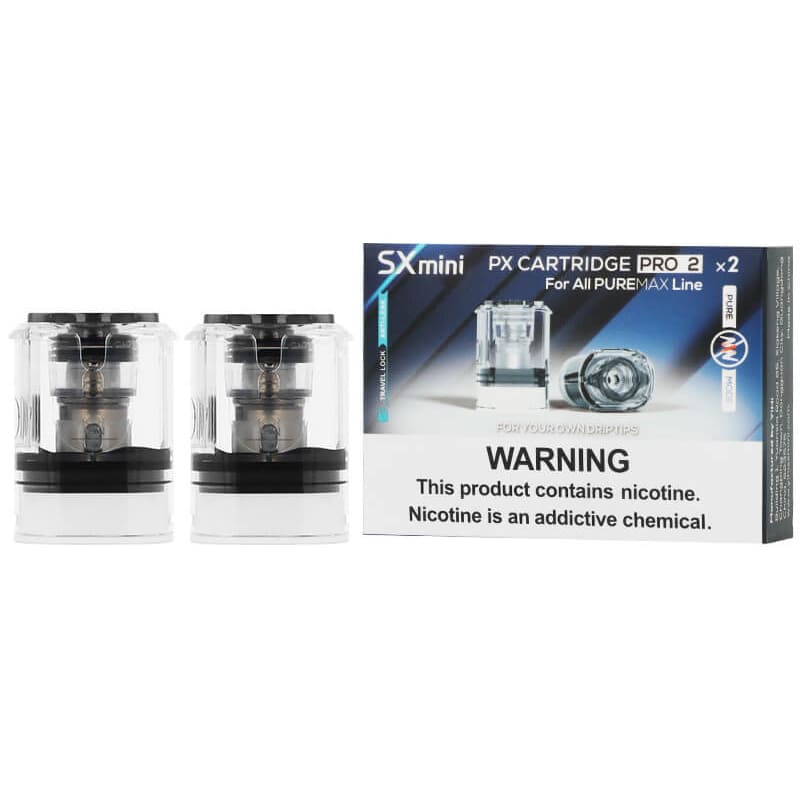 SX MINI Puremax Px Pro 2 - Pack de 2 Cartouches Pod 2ml