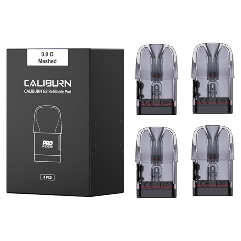 UWELL Caliburn G3 - Pack de 4 Cartouches Pod 3ml