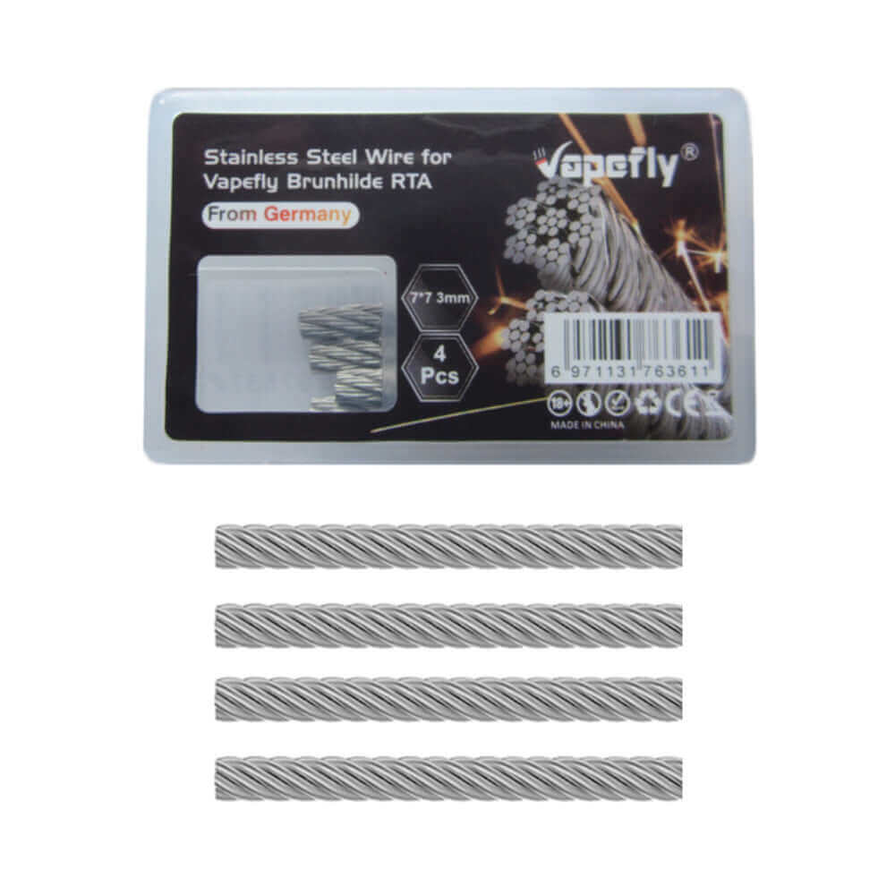 VAPEFLY Brunhilde RTA - Pack de 4 Câbles Allemands