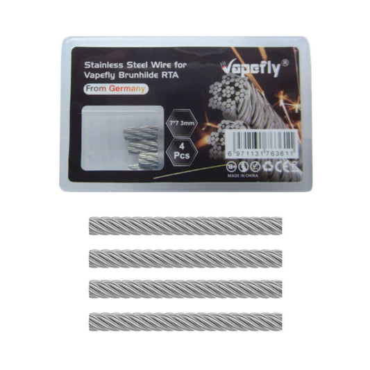 VAPEFLY Brunhilde RTA - Pack de 4 Câbles Allemands