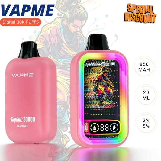 Vapme Digital 30k Lung Inhalation Vape Best Seller Wholesale Price