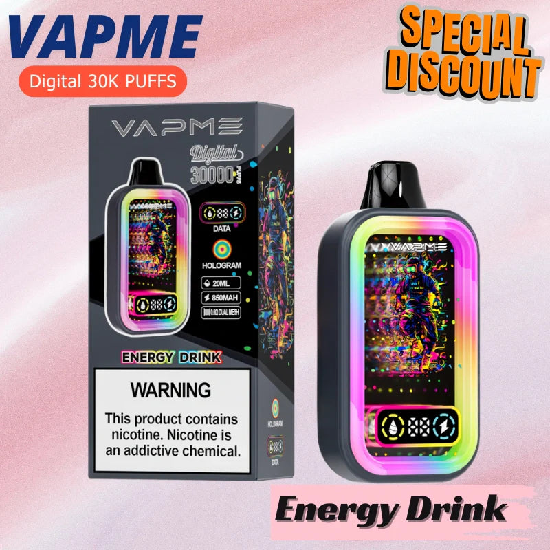 Vapme Digital 30k Lung Inhalation Vape Best Seller Wholesale Price