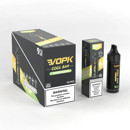 Original Vopk Cool Bar 9k Puffs 9000 Puff Disposable Electronic Cigarette Vaporizer Mod Vaper Vape