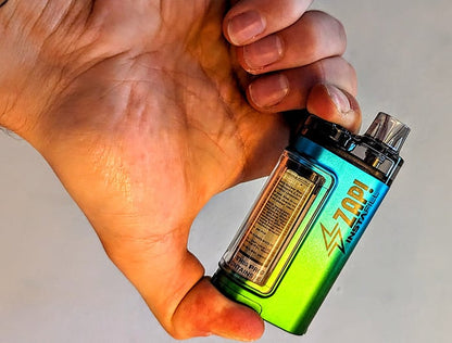 ZAP INSTAFILL DISPOSABLE VAPE KIT 20 mg 3500 PUFF with 10 ml Pre-Filled Eliquid. TPD UK